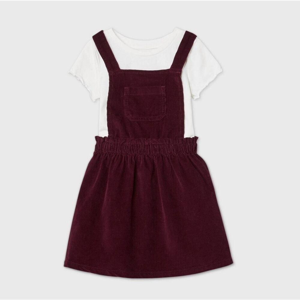 Toddler Girls' 2pc Short Sleeve T-Shirt and Skirtall Set -‎ 2T Cat & Jack
